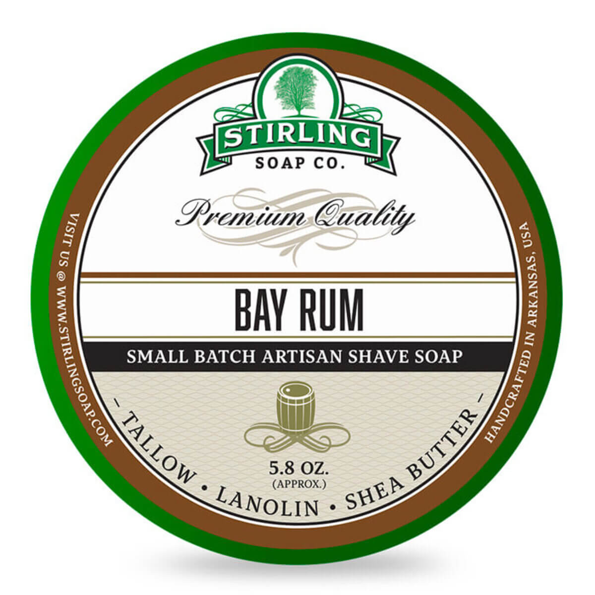 Stirling Bay Rum Shaving Soap 170 ml